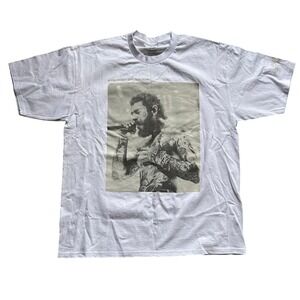 Post Malone Austin White Graphic T-Shirt 2XL Concert Tour NWOT